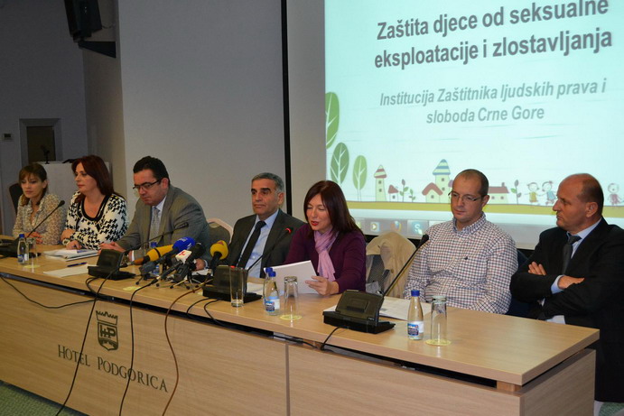 Prezentacija Izvještaja o seksualnom iskorišćavanju djece  u Crnoj Gori   15. novembar 2012. godine