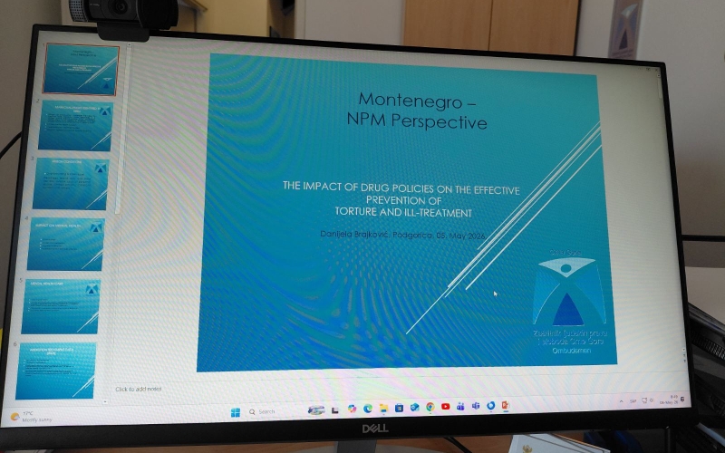 NPM na webinaru o uticaju politika o drogama na efikasnu prevenciju mučenja i zlostavljanja