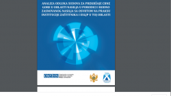 Analiza odluka sudova za prekršaje Crne Gore, sa osvrtom na praksu Ombudsmana i ESLJP